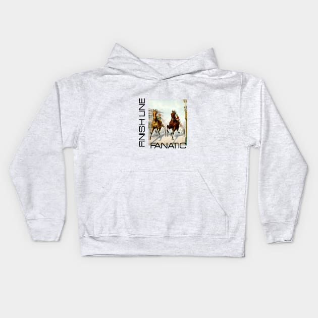 Harness Racing Slogan Kids Hoodie by teepossible